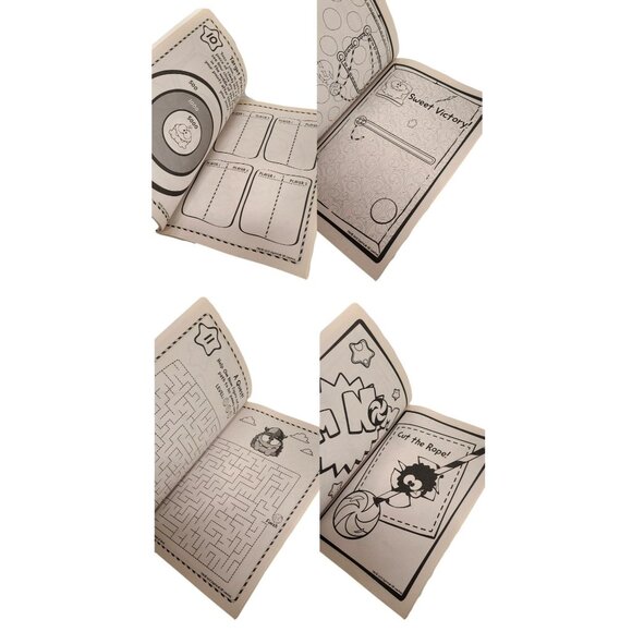 Cut The Rope Giant Coloring and Activity Books, Set of 2 92 Pages Each - Picture 4 of 6